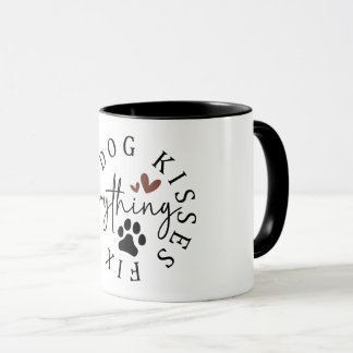 Caneca Beijos de Cachorro Curam Tudo