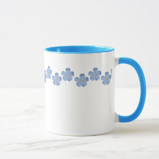 Caneca Beira azul da flor