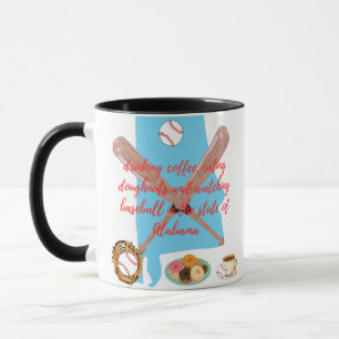 Caneca Beisebol, Café e Donuts no Alabama