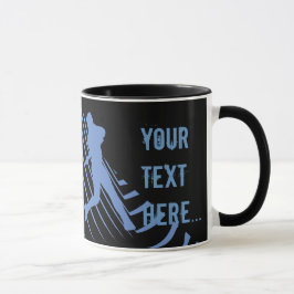 Caneca Beisebol do Esporte Blue Mug