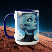 Bela Alienígena Extraterrestre sendo personalizada