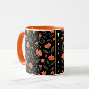 Caneca Bela Coleção Floral Popular Vintage