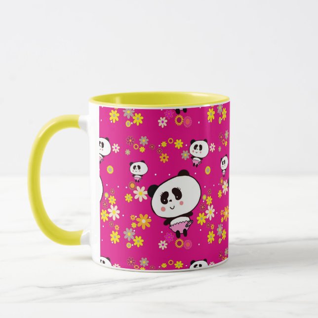 Caneca Bela Panda Bela personalizada (Esquerda)