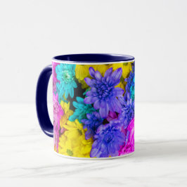 Caneca Belas Flores Coloridas