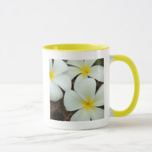 Caneca Belas Flores Tropicais no Pacífico Sul