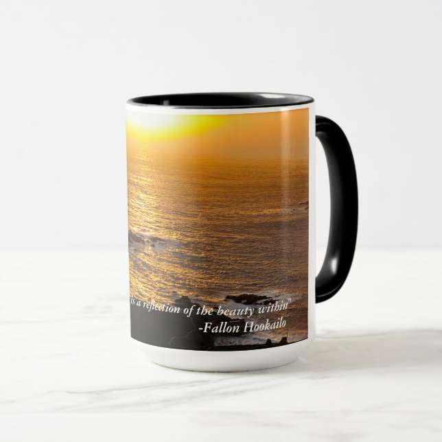 Caneca Beleza Sunset Mug (Frente Esquerda)