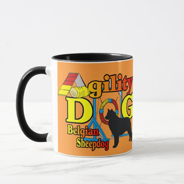 Caneca Belga: Agilidade dos Ovinos Camisa Presentes (Esquerda)