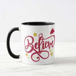 Caneca BELIEVE Santa hat