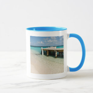 Caneca Belize, Mar de Caribe, Goff Caye. Uma pequena ilha