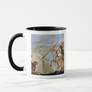 Caneca Bellerophon, Pegasus de montada, massacrando o