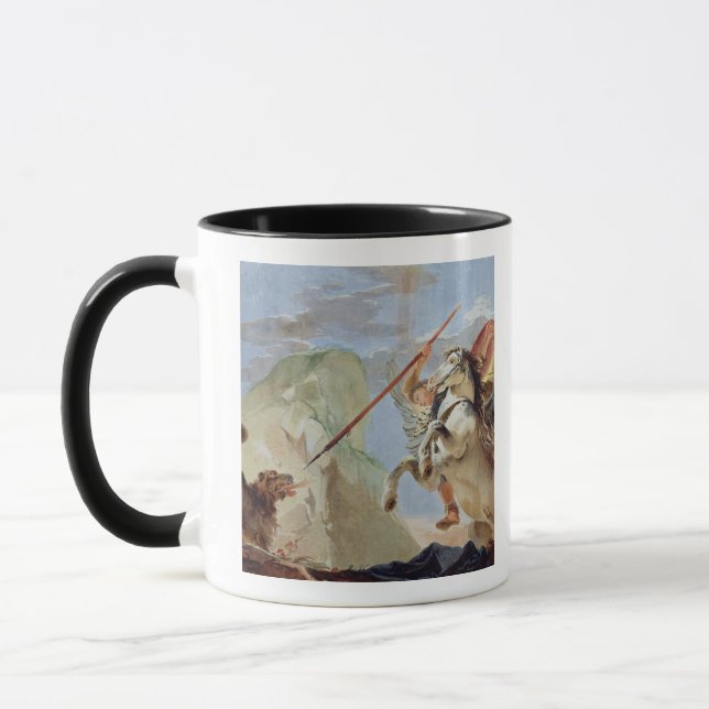 Caneca Bellerophon, Pegasus de montada, massacrando o (Esquerda)