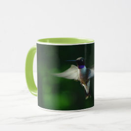Caneca Belo beija-flor em Voo Art Mug