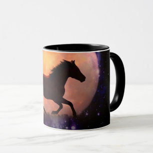 Caneca Belo Cavalo Fantasia Lua Café Tumg