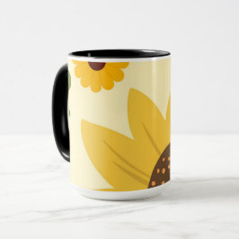 Caneca Belo Design de Girassol