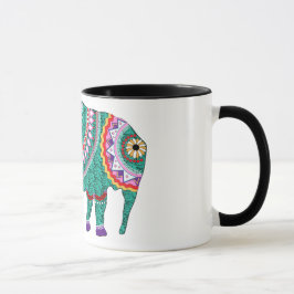 Caneca Belo Elefante Ornamentado