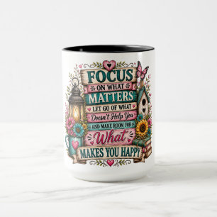 Caneca Belo Inspirador Foco no que Importa