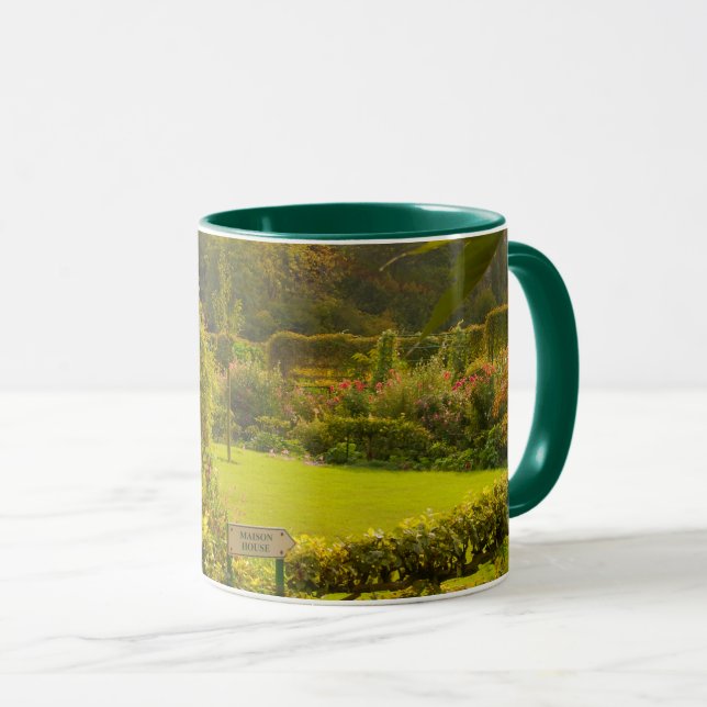 Caneca Belo jardim, o jardim de Claude Monet, Giverny (Frente Esquerda)
