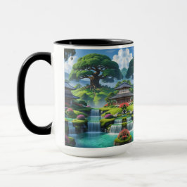 Caneca Belo jardim paisagístico