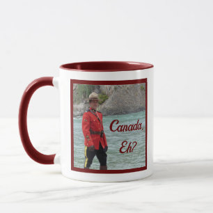 Caneca Belo Monte Feliz Dia do Canadá Foto Engraçada