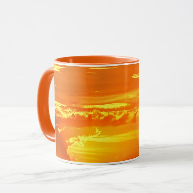 Caneca Belo nascer do sol na Flórida (Frente Esquerda)