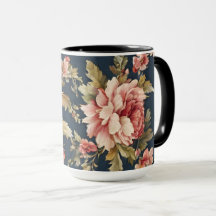 Belo Padrão Floral Italiano