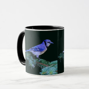 Caneca Belo Pássaro Azul
