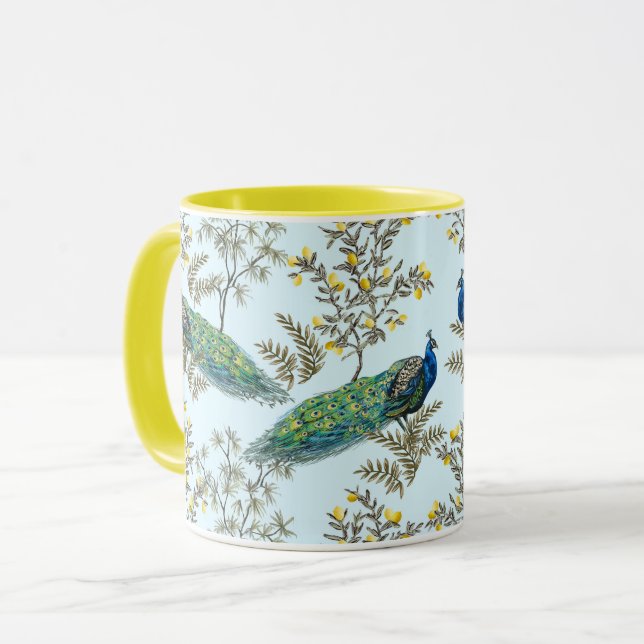 Caneca Belo Pavão Pereto Mug (Frente Esquerda)