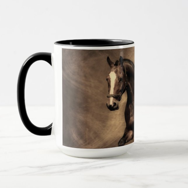 Caneca Belo travesseiro decorativo marrom (Esquerda)