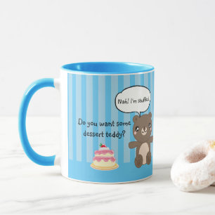Caneca Belo Urso De Teddy Crianças Engraçadas Piadas