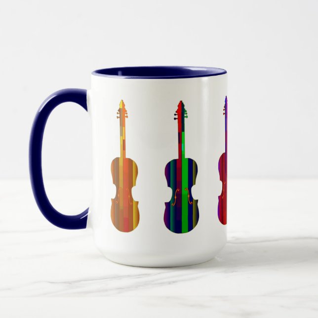Caneca belos violinos Combo Mug, 15 oz (Esquerda)