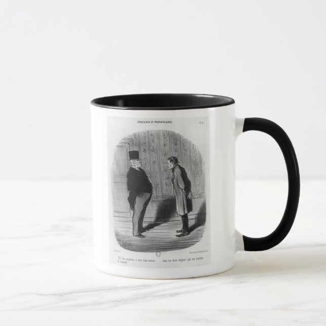 Caneca Bem, senhor, que sobre meus três termos? " (Direita)