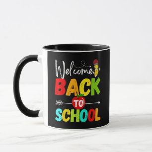 Caneca Bem-vindo de Volta à Escola 2026 Professores Aluno
