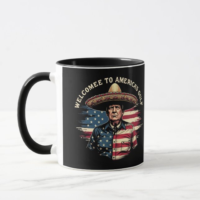 Caneca Bem-vindos à costa leste do Golfo da América (Esquerda)