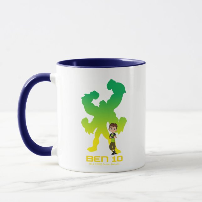 Caneca Ben 10 e Quatro Braços Sombra (Esquerda)