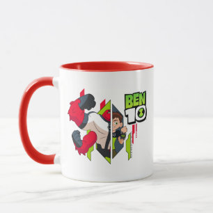 Caneca Ben 10 Transformação de DNA de Quatro Braços