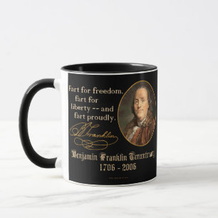 Caneca Ben Franklin - Fart orgulhosa