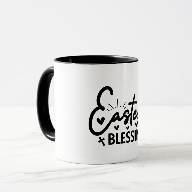 Caneca Bênçãos da Páscoa Cristã  (Frente Esquerda)