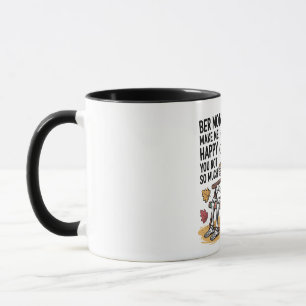 Caneca Ber Meses Me Faz Feliz Você Não Tanto Xmas