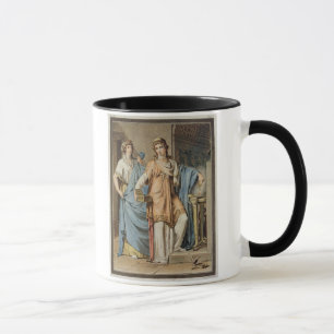 Caneca Berenice, traje para "Berenice" por Jean Racine, f