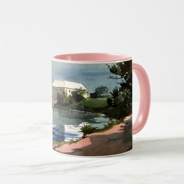 Caneca Bermudas, Salt Kettle trabalho de arte (Frente Esquerda)
