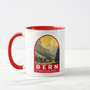 Caneca Bern Suiça Art Vintage