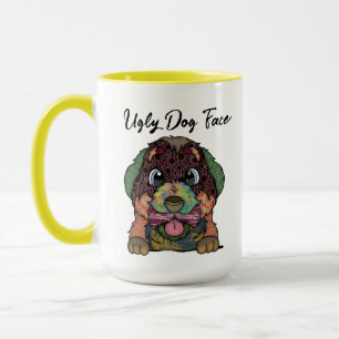 Caneca Bernese Mountain Dog cara feia