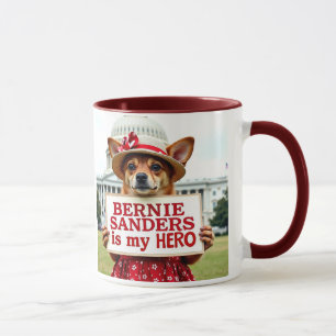 Caneca Bernie Sanders É O MEU herói Movimento De Resistên