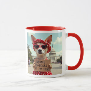 Caneca Bernie Sanders É O MEU herói Movimento De Resistên