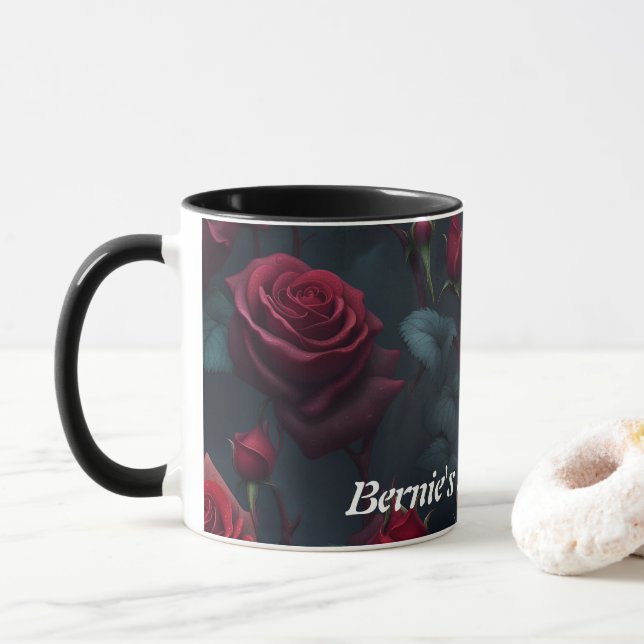 Caneca Bernie's Morning Tea Personalizável (Com Donut)