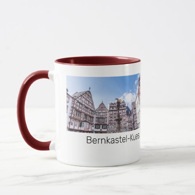 Caneca Bernkastel-Kues Facadas Históricas Alemanha Souven (Esquerda)