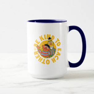 Caneca Bert e Ernie Seja Gentil com os Outros