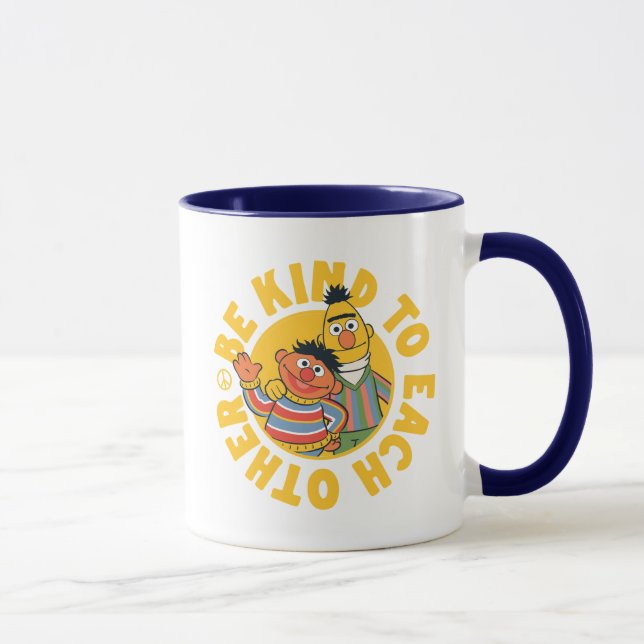 Caneca Bert e Ernie | Ser gentis entre si (Direita)