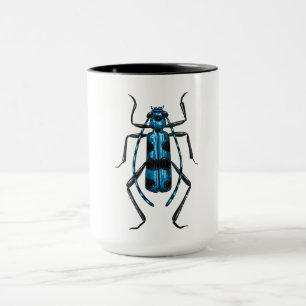 Caneca besouro Rosalia Alpina