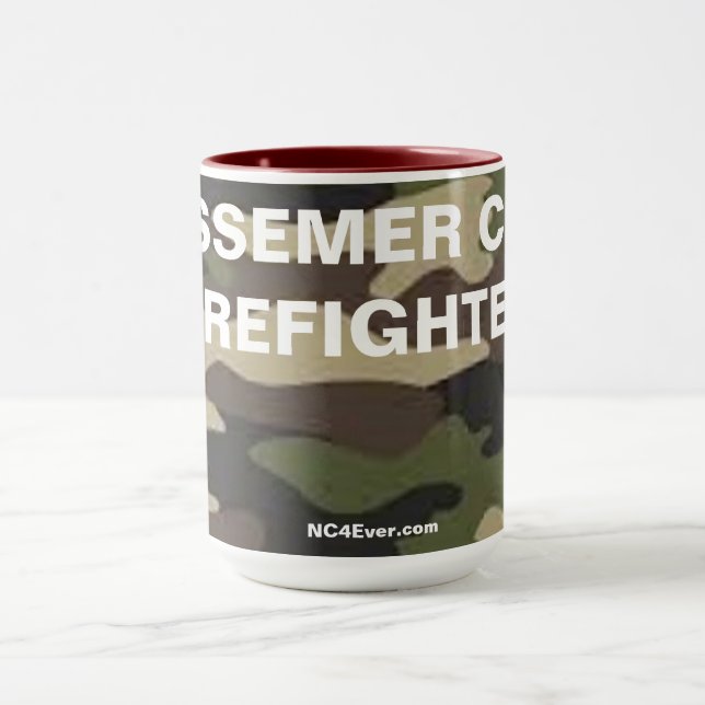 CANECA BESSEMER CITY FIREFIGHTER CAMO MUG (Centro)